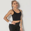 Women Wirefree Removable Cups Longline Yoga Sports Vest